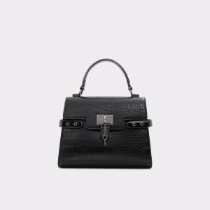 Bolsas De Mano Aldo Agrolia Top Handle Negros | 32KNAMVTU