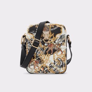 Bolsos Cruzados Aldo Palbaro Negros Dorados Multicolor | 13GSULFVK