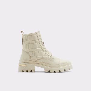 Botas de combate Aldo Quilt - Lug Sole Blancos | 30CNOUQWT