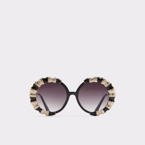 Lentes De Sol Aldo Zeamas Round Negros Dorados Multicolor | 26OPVBNXL