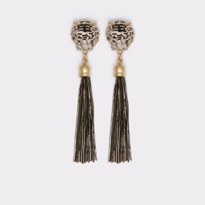 Pendientes Aldo Istokpoga Chandelier Negros Dorados Multicolor | 93JBZWGHU