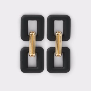 Pendientes Aldo Nalah Negros Dorados Multicolor | 03BLOWGMS