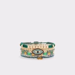 Pulsera Aldo Follington Verdes Oscuro | 03YLSGUZJ