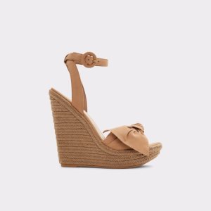 Sandalias Aldo Besch Wedge Sandal - Wedge Marrom | 32YRVGUPS