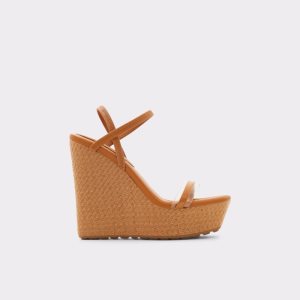 Sandalias Aldo Bodish Wedge Sandal - Wedge Beige Oscuro | 73EAHGZPD