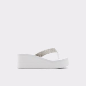 Sandalias Aldo Chima Flip Flops Blancos | 21LMGXWYD