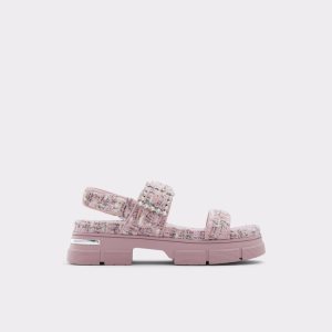 Sandalias Aldo Corinne Planos Sandal - Lug Sole Rosas | 93OYGBEDK