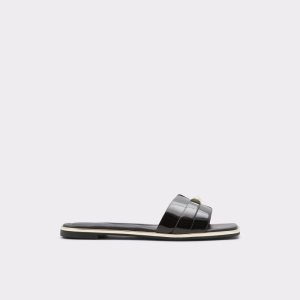 Sandalias Aldo Darine Chanclas Sandal Negros | 09TCFGESN