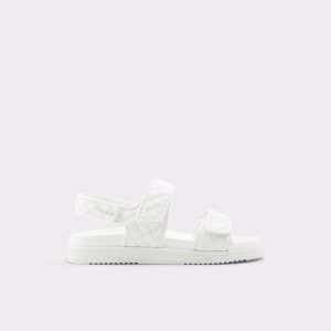 Sandalias Aldo Eowiliwia Sling Back Sandal Blancos | 12FNIBHWY