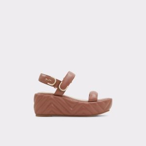 Sandalias Aldo Eroellan Wedge Sandal - Rojos | 61WQENPDJ