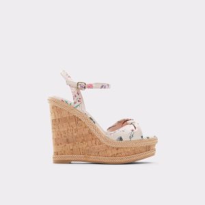 Sandalias Aldo Florenna Wedge Sandal - Wedge Rosas | 38QHLNIPK