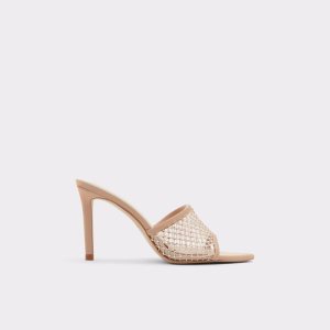 Sandalias Aldo Fluri High Sandal - Stiletto Beige | 23PUYSZOK