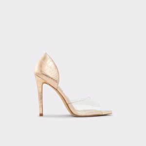 Sandalias Aldo Gwendassi High Sandal - Stiletto Rosas Dorados | 10VWJLYFH