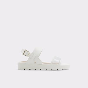 Sandalias Aldo Hailey Planos Sandal - Lug Sole Blancos | 70QFXEMSV