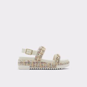 Sandalias Aldo Lapalma Wedge Sandal Beige | 06TVMBDZE