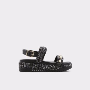 Sandalias Aldo Lapalma Wedge Sandal - Flatform Negros | 67KDSCNXQ