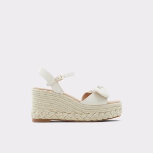 Sandalias Aldo Macrama Wedge Sandal - Wedge Blancos | 90EILWDAU