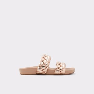 Sandalias Aldo Oaka Chanclas Sandal Rosas Dorados | 96KNIAHMU