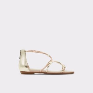 Sandalias Aldo Oceriwenflex Tiras Planos Sandal Metal Multicolor | 07ZXQIOWK