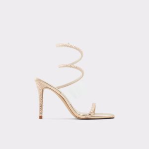 Sandalias Aldo Selima High Sandal - Stiletto Rosas Dorados | 58QUSDPOL