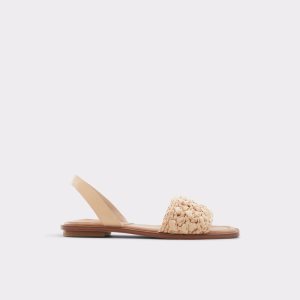 Sandalias Aldo Solena Sling Back Planos Sandal Beige | 79WQXUICN