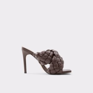 Sandalias Aldo Tressu High Sandal - Stiletto Marrom Oscuro | 65BMJTRPK