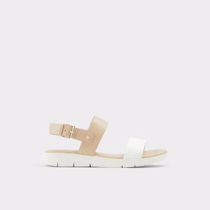 Sandalias Aldo Woema Planos Sandal Beige | 73VXFZGJA