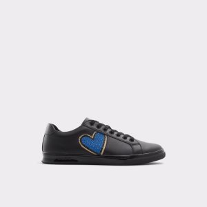 Tenis Aldo Carapetoss Low Top Negros | 64UORSQCK