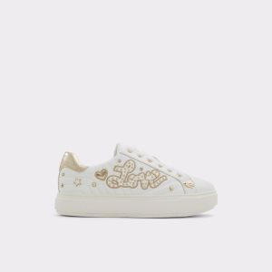 Tenis Aldo Lovenow Low Top - Cup Sole Dorados Multicolor | 41UNJFLMP