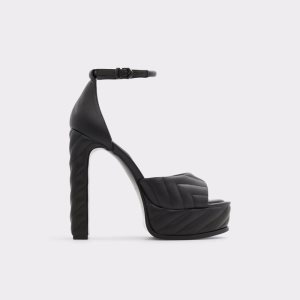 Zapatos Plataforma Aldo Milena Correa Tacón Sandal - Plateforme Negros | 85VWHDFXT