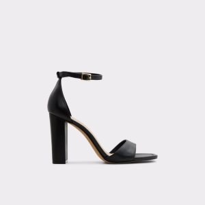 Zapatos Tacon Bloque Aldo Enaegyn Correa Tacón Sandal - Cup Sole Negros | 98SHWALIQ