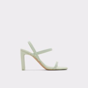 Zapatos Tacon Bloque Aldo Okurr Tiras High Sandal - Verdes Claro | 81YLCQUAX