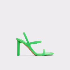 Zapatos Tacon Bloque Aldo Okurra Tiras Tacón Sandal Verdes Claro | 36NYCVEPG