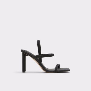 Zapatos Tacon Bloque Aldo Okurra Tiras Tacón Sandal Negros | 96SUDQTOY