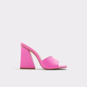 Zapatos Tacon Bloque Aldo Prisma High Mule Fucsia | 57VFPSKNG