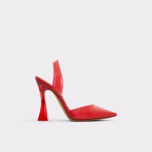 Zapatos Tacon Bloque Aldo Solanti Sling Back High Rojos | 23OJPVCRU