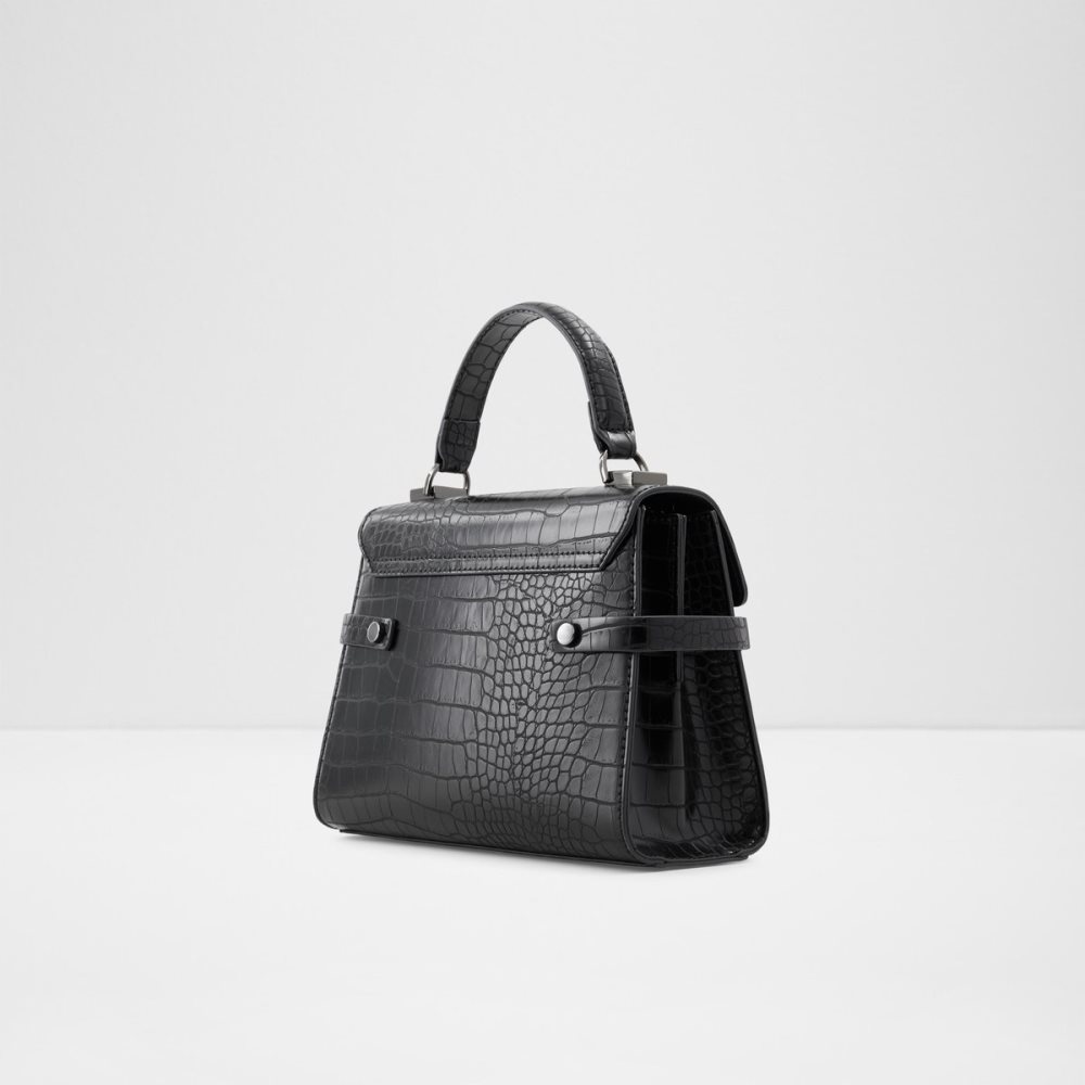 Bolsas De Mano Aldo Agrolia Top Handle Negros | 32KNAMVTU