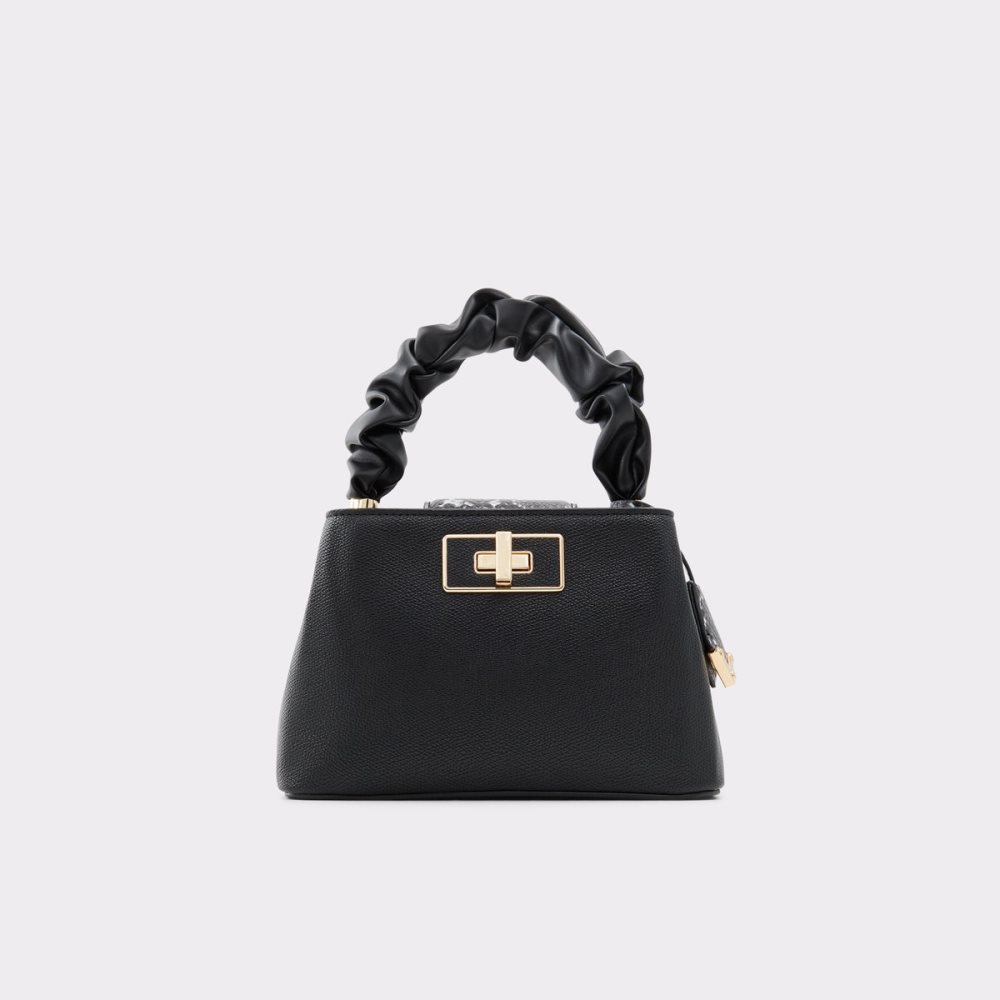 Bolsas De Mano Aldo Snakie Top Handle Negros | 72FANPDJE