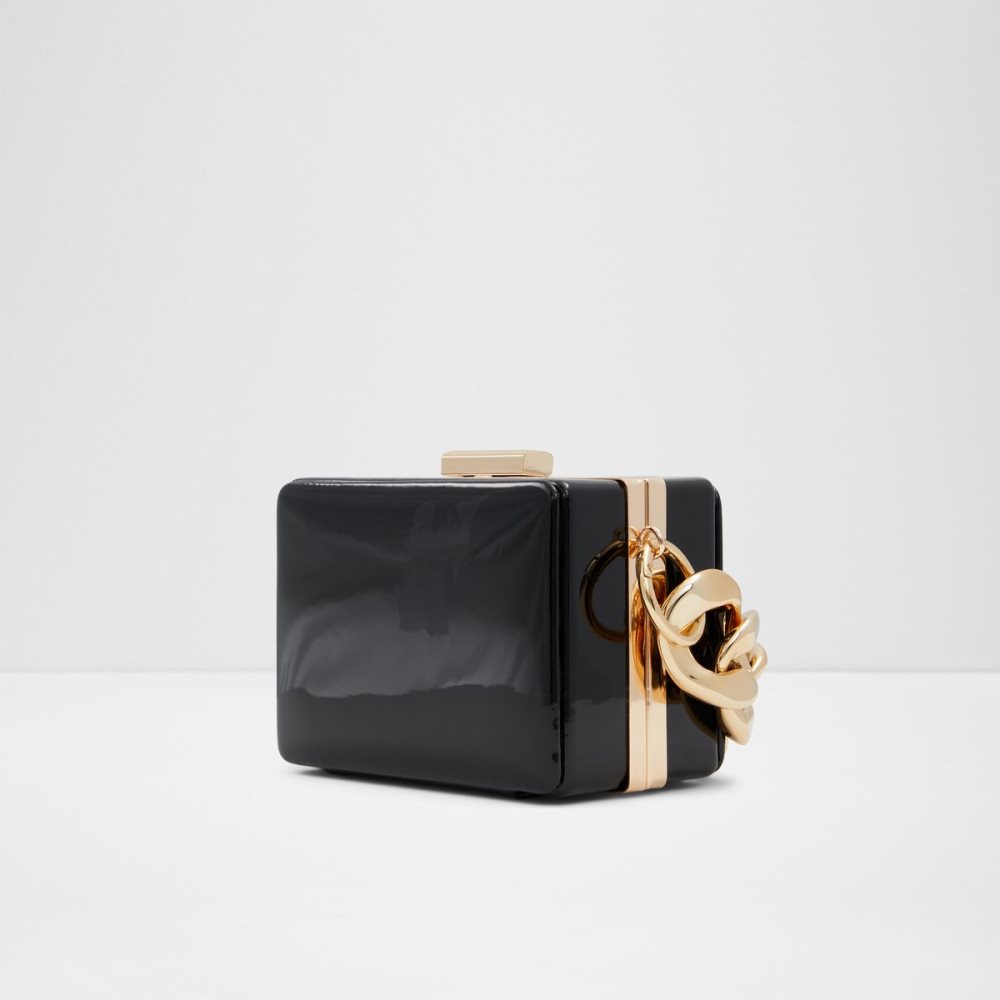 Bolso Clutch Aldo Cubetta Box Negros | 84SCIXQOG