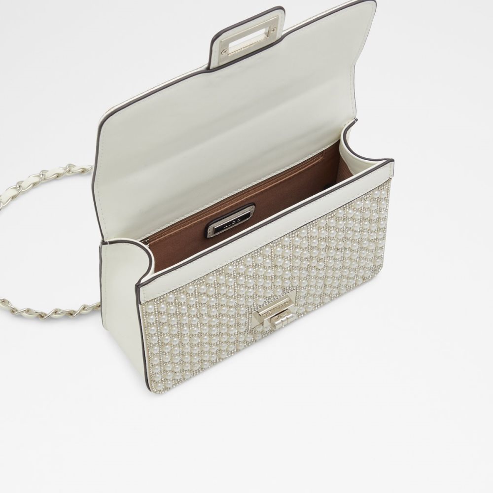 Bolso Clutch Aldo Fareryn Blancos | 60SHAEVFQ