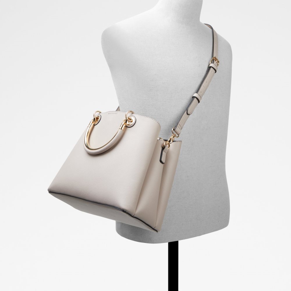 Bolso Tote Aldo Cherrawia Beige Oscuro | 83FKQYMJZ