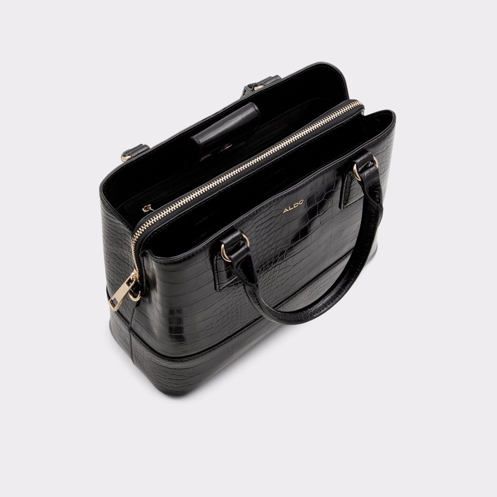 Bolso Tote Aldo Limiaa Satchel Negros | 09VUEIXWZ