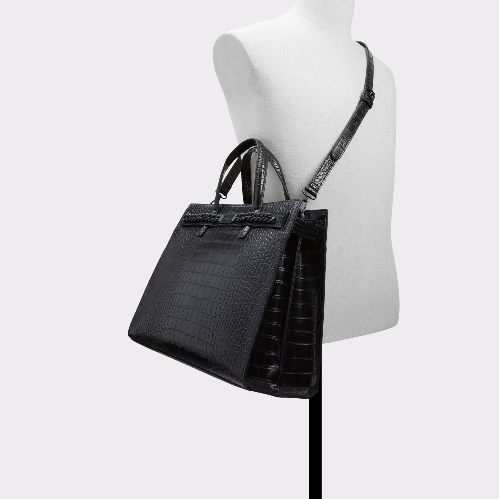 Bolso Tote Aldo Nilo Negros | 74TNQXFIS