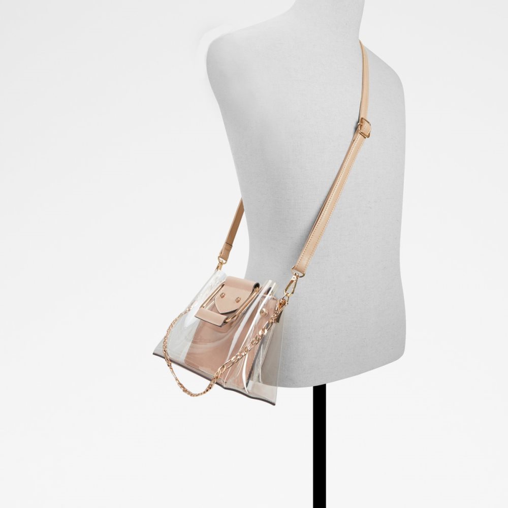 Bolso Tote Aldo Unarex Satchel Beige | 32RVHSKAC