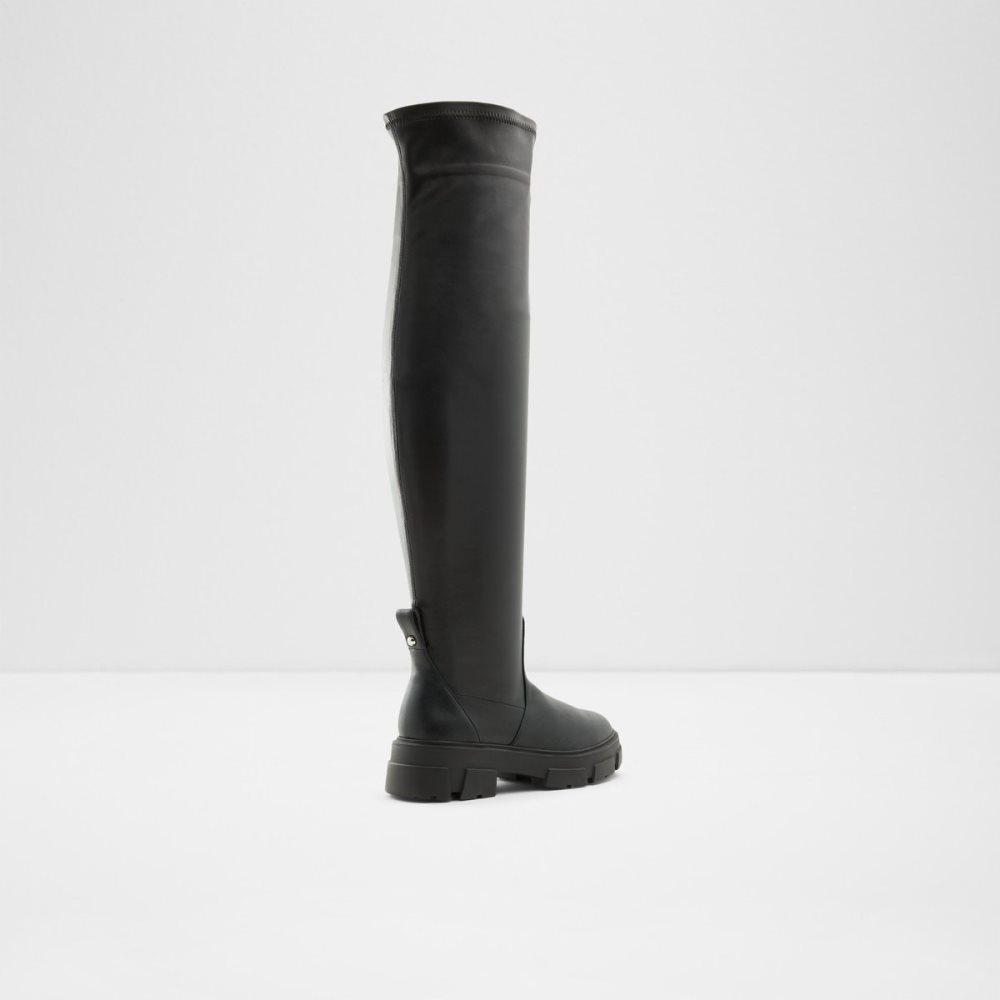 Botas Altas Aldo Dweradia Over-the-knee - Lug Sole Negros | 61FMATKNO