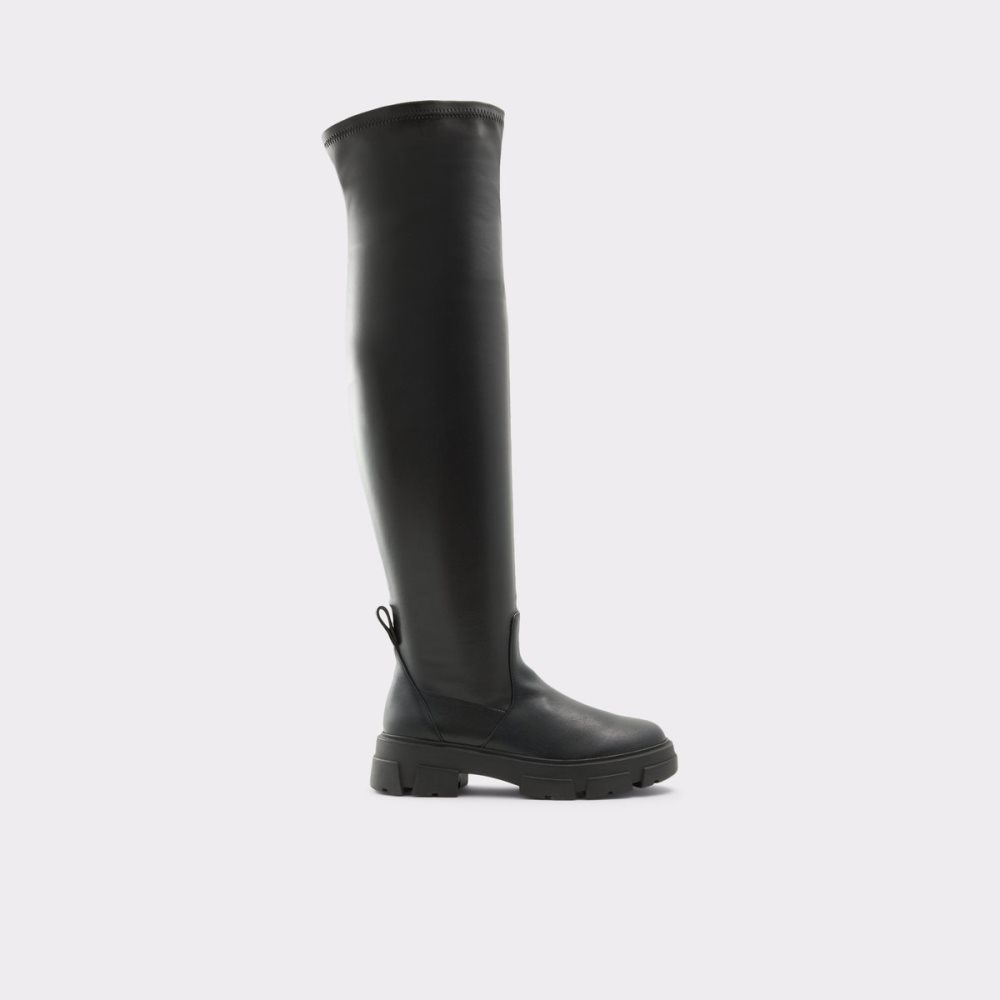 Botas Altas Aldo Dweradia Over-the-knee - Lug Sole Negros | 61FMATKNO