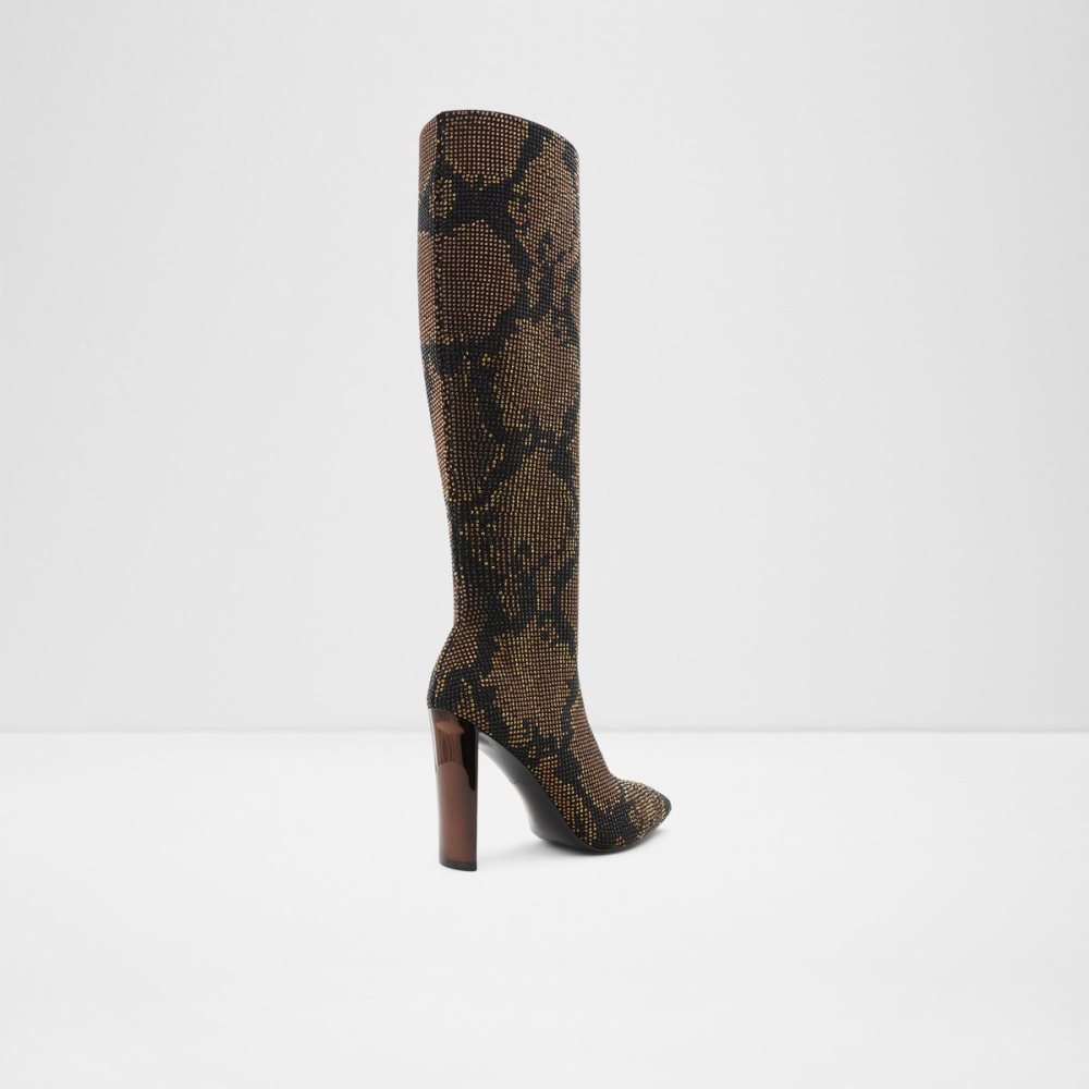 Botas Altas Aldo Gwenith Knee-high - Marrom | 04GAFRCMV