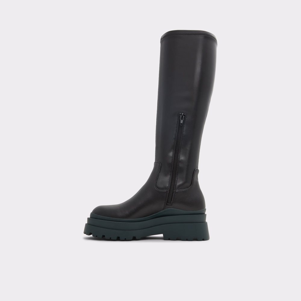 Botas Altas Aldo Majorr Knee-high - Lug Sole Negros | 56ZNKDYLE