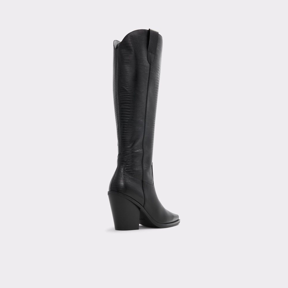 Botas Altas Aldo Nevada Western Knee-hign Negros | 59UZPTOWB