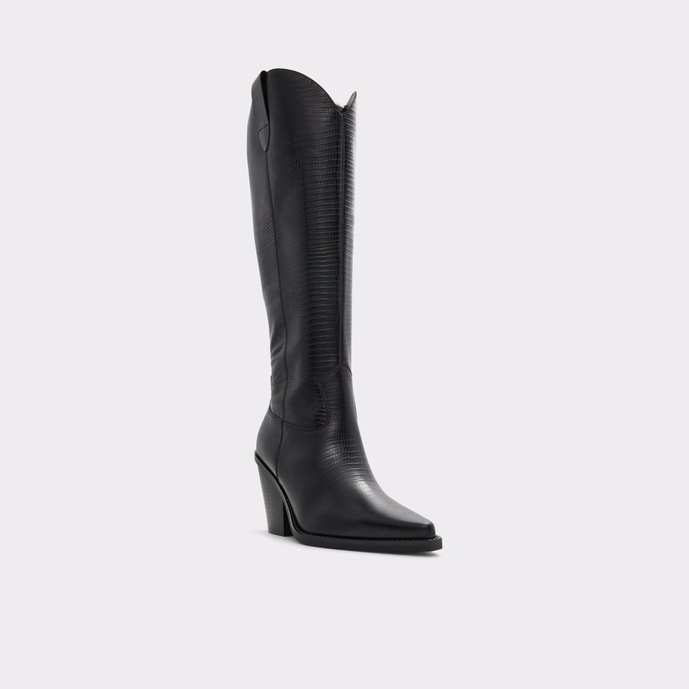 Botas Altas Aldo Nevada Western Knee-hign Negros | 59UZPTOWB